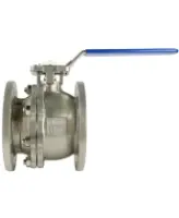 Кран шаровой DN.ru BV3232P(2pc)-FP-F-ISO-H Ду100 Ру16, корпус - нержавеющая сталь 316, уплотнение - PTFE, полнопроходной фланцевый с ISO-фланцем и рукояткой, 17х17, F07/F10