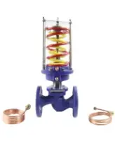 Регулятор давления после себя высокотемпературный DN.ru PRA-S-1030E-F-DA Ду100 Ру16 прямого действия, чугунный, фланцевый