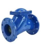 Клапан обратный DN.ru VCB1414N-F Ду125 Ру16 фланцевый, шаровой, со сливной пробкой, корпус - чугун, шар -  чугун, уплотнение - NBR