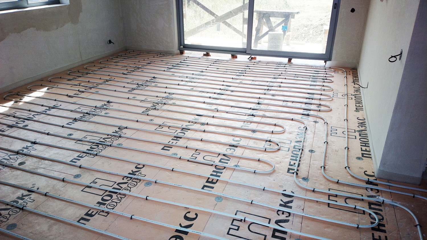 Монтаж теплого пола